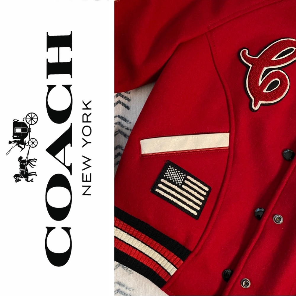 💯% Authentic COACH (Outlet) 1941 VARSITY JACKET